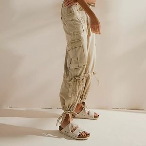 free people cargo pants great condition! supposed to wear like this.